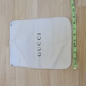 Gucci Cream Dust Bag Storage Cover 13"×9"